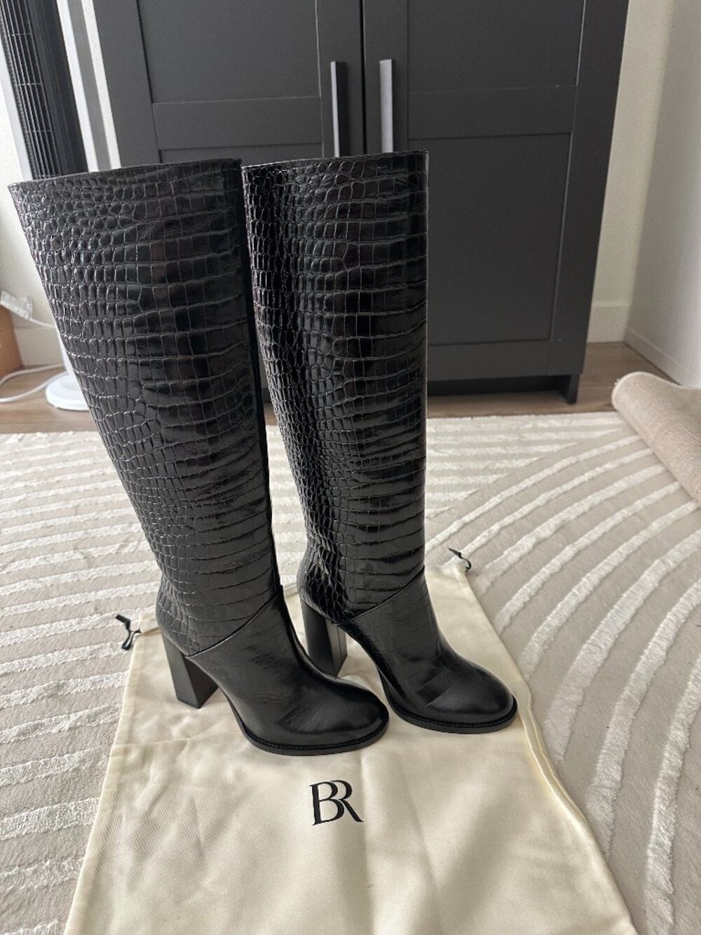 Crok Textured leather Boot